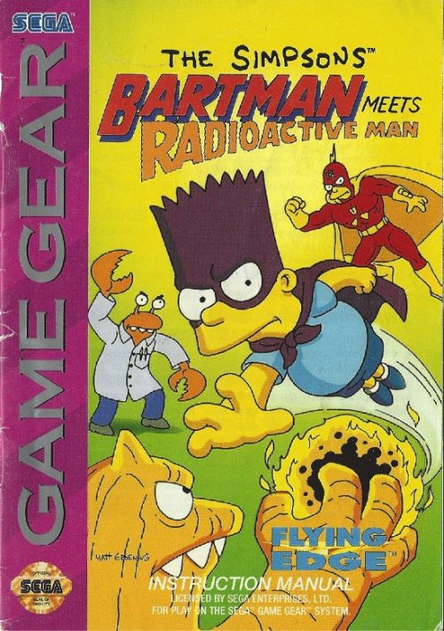 Simpsons, The - Bartman Meets Radioactive Man game thumb