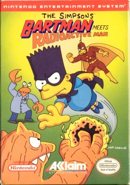 Simpsons - Bartman Meets Radioactive Man, The game thumb