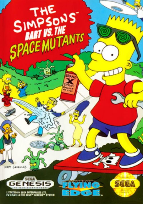 Simpsons, The - Bart Vs The Space Mutants (JUE) (REV 00) game thumb