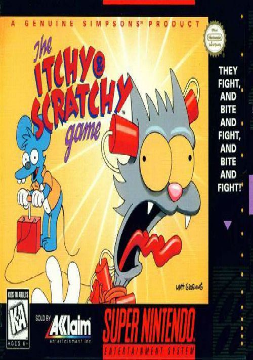 Simpsons, The - Itchy & Scratchy (EU) game thumb