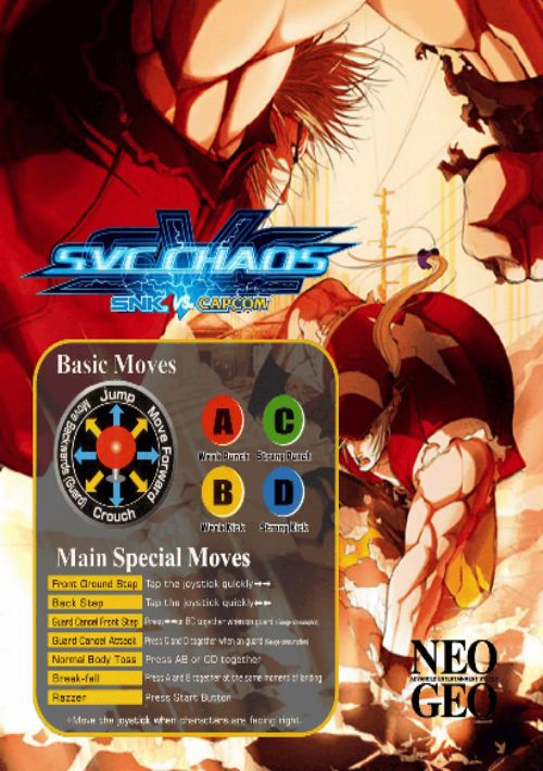 SNK vs. Capcom - SVC Chaos (JAMMA PCB, set 1) game thumb