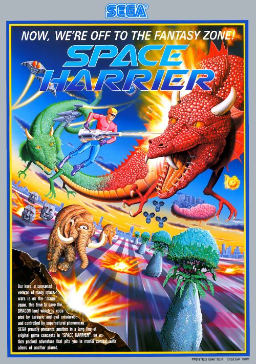 Space Harrier (Rev A, 8751 315-5163A) game thumb