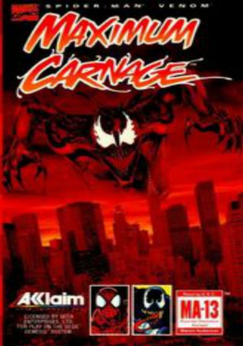 Spider-Man - Maximum Carnage [b1] (E) game thumb