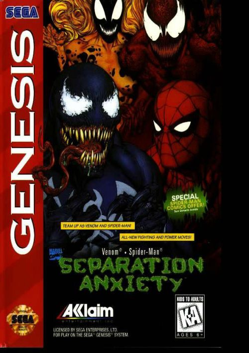 Spider-Man And Venom - Separation Anxiety (F) game thumb