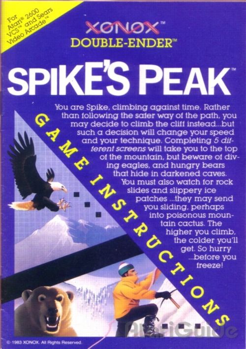 Spike's Peak (1983) (Xonox) game thumb