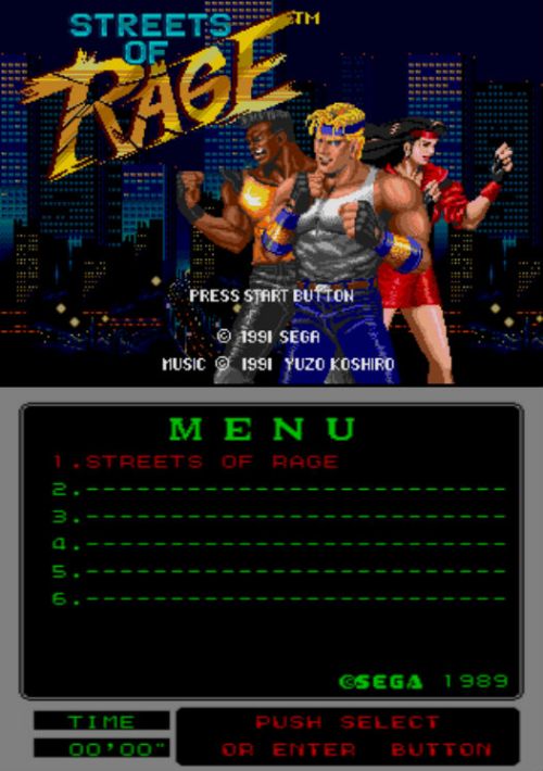 Streets of Rage game thumb