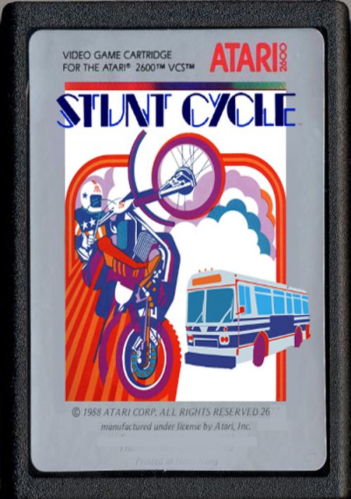 Stunt Cycle (Atari) game thumb