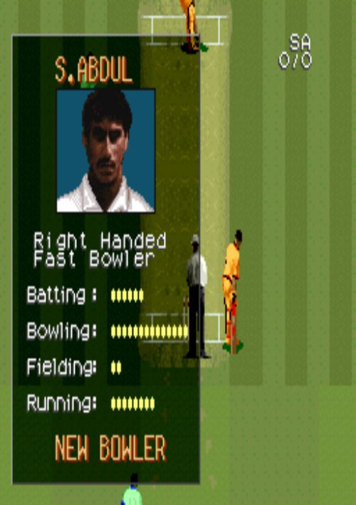 Super International Cricket (31119) (E) game thumb