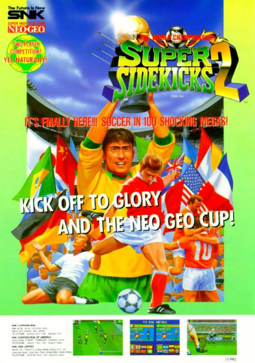 Super Sidekicks 2 - The World Championship / Tokuten Ou 2 - Real Fight Football (NGM-061 ~ NGH-061) game thumb