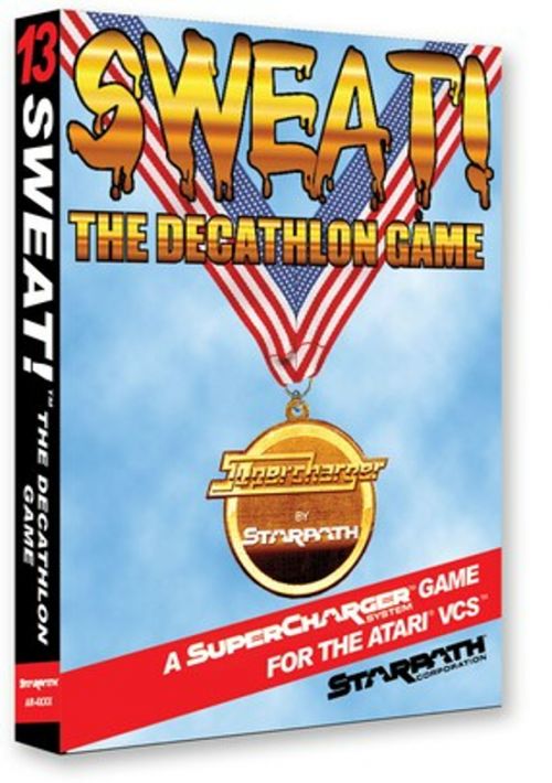 Sweat! - The Decathalon Game (1 Of 2) (1982) (Starpath) game thumb