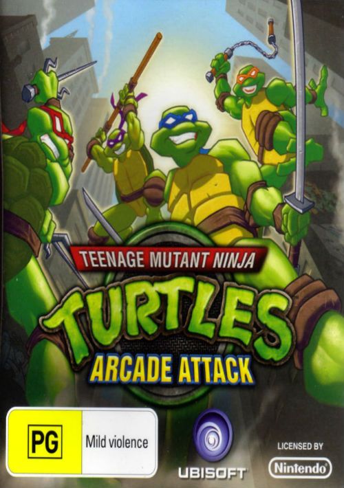 Teenage Mutant Ninja Turtles - Arcade Attack (EU)(BAHAMUT) game thumb