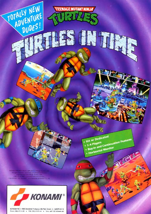 Teenage Mutant Ninja Turtles - Turtles in Time (4 Players ver UAA) game thumb