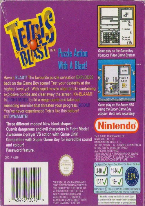 Tetris Blast game thumb