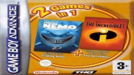 2 In 1 - Finding Nemo & The Incredibles (E) Game ONLINE - Play 2 In 1 ...