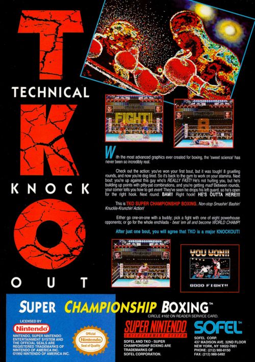 TKO Super Championship Boxing game thumb