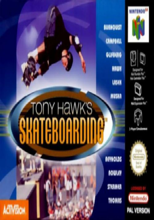 Tony Hawk's Skateboarding (E) game thumb