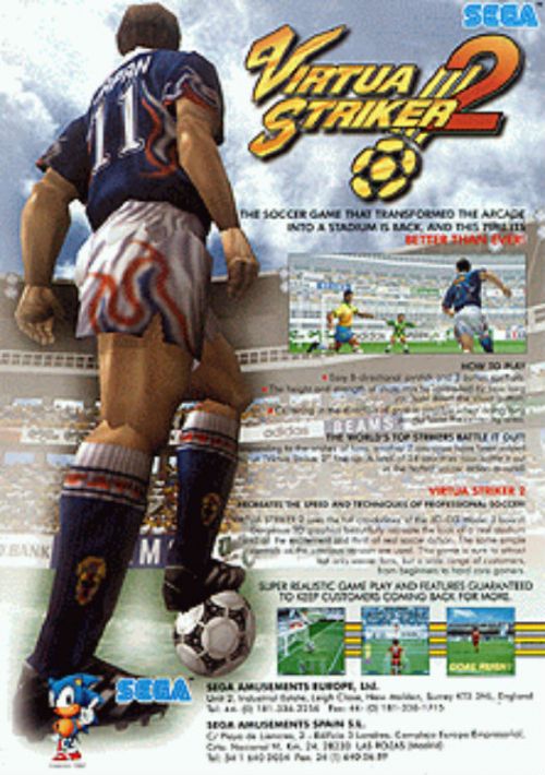 Virtua Striker 2 '98 (Step 1.5) game thumb