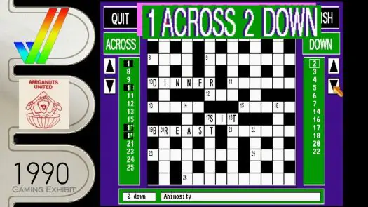  1 Across 2 Down_Disk2 game