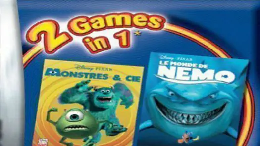 2 In 1 - Monstres & Cie & Le Monde De Nemo (F) game