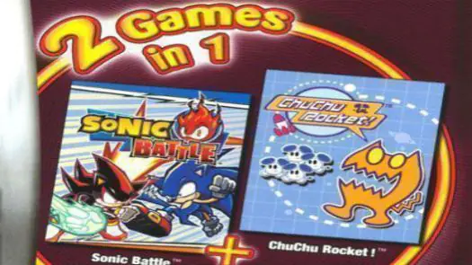 2 In 1 - Sonic Battle & ChuChu Rocket! (E) game