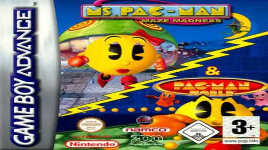 2 In 1 - Ms. Pac-Man - Maze Madness & Pac-Man World game