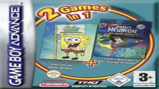 2 In 1 - Spongebob Squarepants Battle For Bikini Bottom & Jimmy Neutron Boy Genius (EU) game