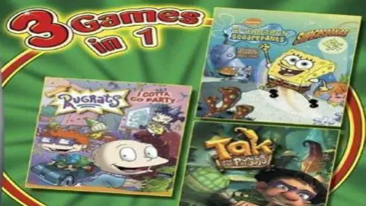 3 In 1 - Rugrats, SpongeBob, Tak (E) game