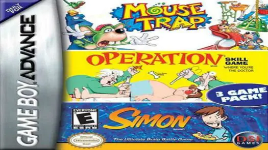 3 In 1 - Mousetra Simon Operation game