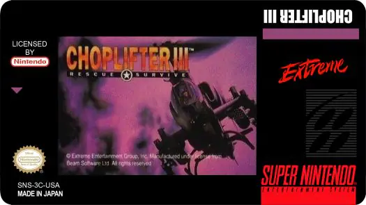 Choplifter 3 (EU) game