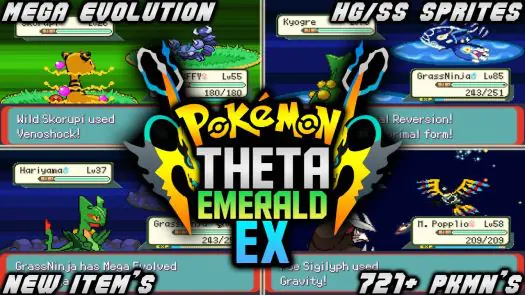 Pokemon Theta Emerald EX game