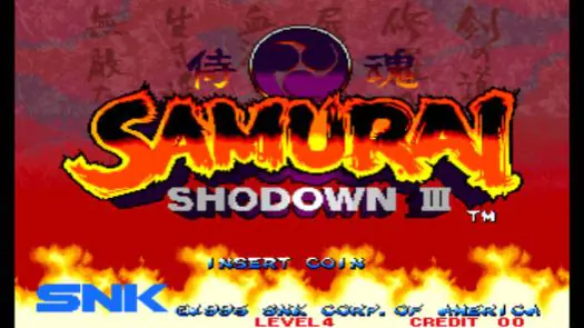 Samurai Shodown III / Samurai Spirits - Zankurou Musouken (NGH-087) game