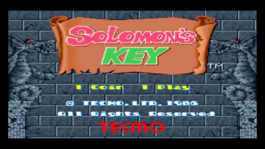 Solomon's Key (US) game