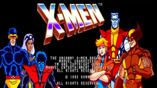 X-Men (2 Players ver AAA) game