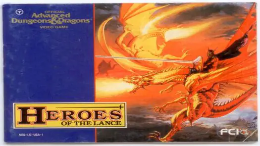 AD&D Heroes Of The Lance game