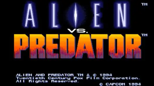 Alien vs. Predator (USA 940520) game