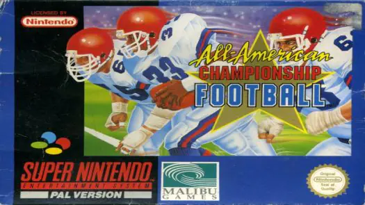 All-American Championship Football game