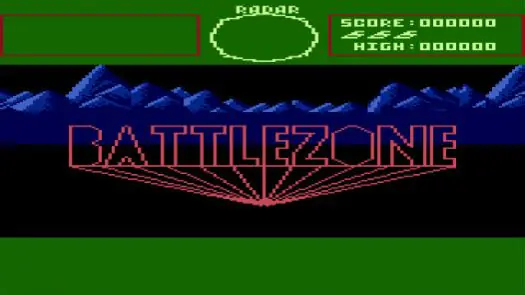 Battlezone (1983) (Atari) game