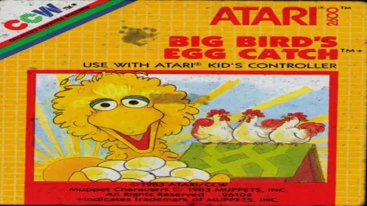 Big Bird's Egg Catch (1983) (Atari) game