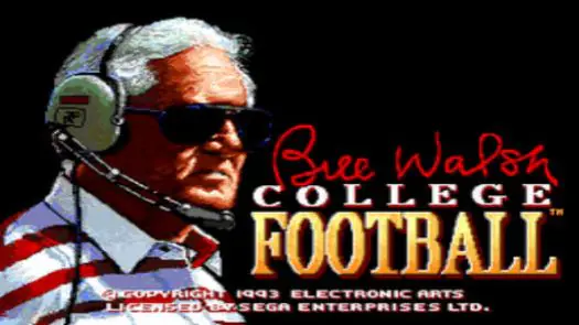 Bill Walsh College Football (U) game