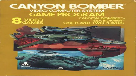 Canyon Bomber (1978) (Atari) game