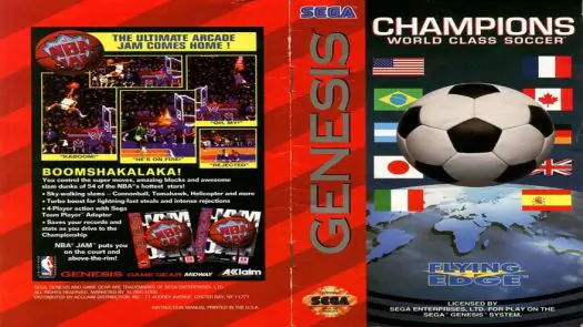 Champions World Class Soccer (JUE) game