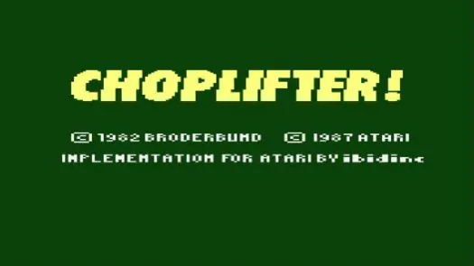 Choplifter game