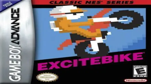 Classic NES - Excite Bike game