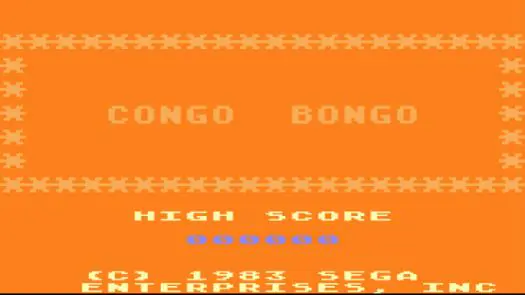 Congo Bongo (1983) (Sega) game