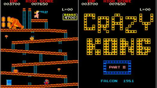 Crazy Kong game