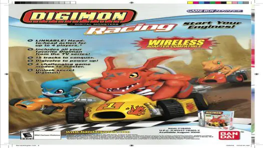 Digimon Racing Game