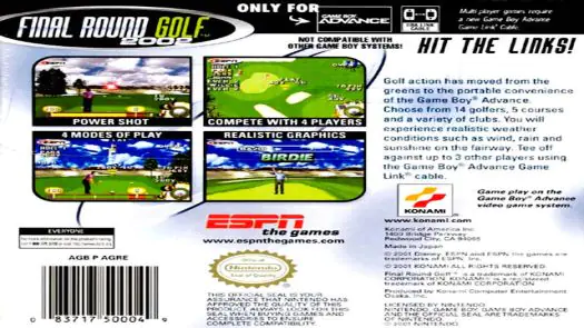 ESPN Final Round Golf 2002 game