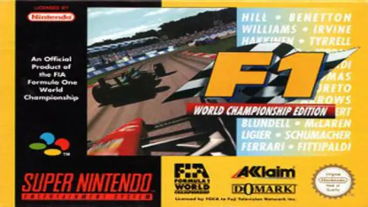 F-1 World Championship Edition game