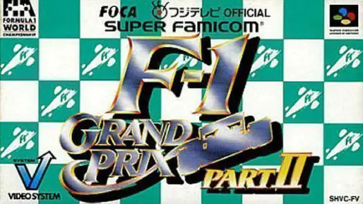  F-1 Grand Prix 2 (J) game