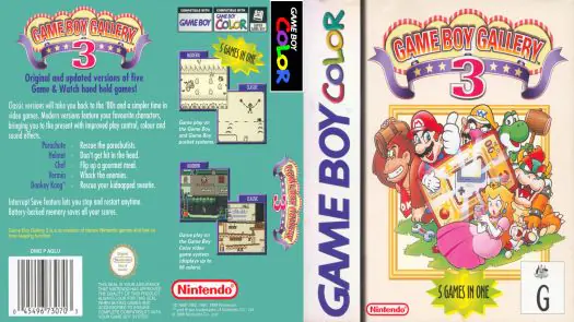 Gameboy Gallery 3 game